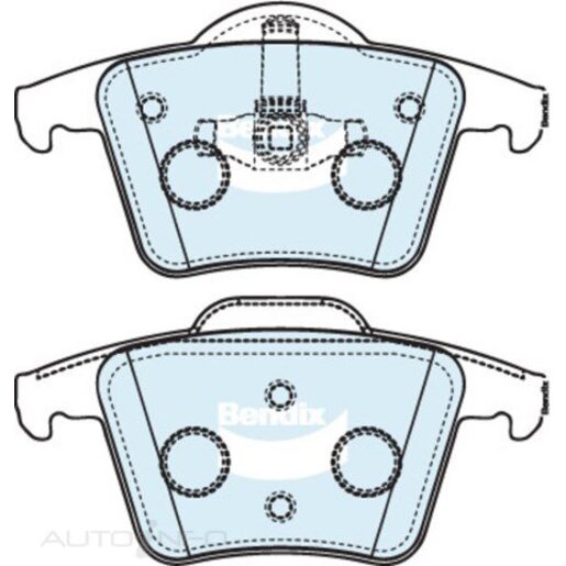 Bendix EURO+ Rear Brake Pads - DB1659-EURO+