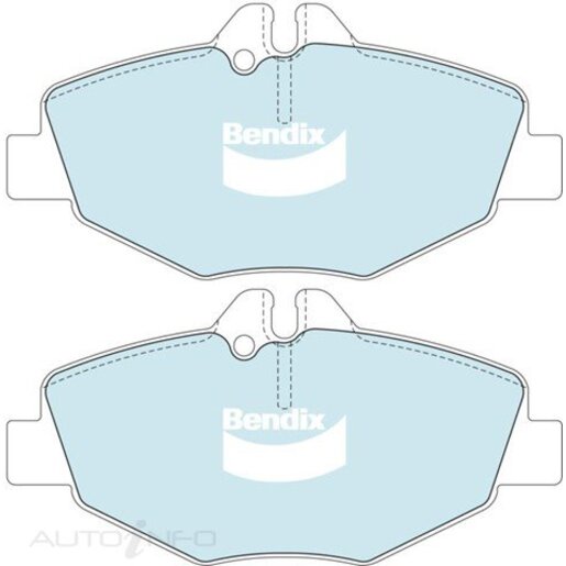 Bendix EURO+ Front Brake Pads - DB1667-EURO+