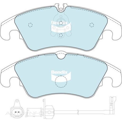 Bendix EURO+ Front Brake Pads - DB2186-EURO+