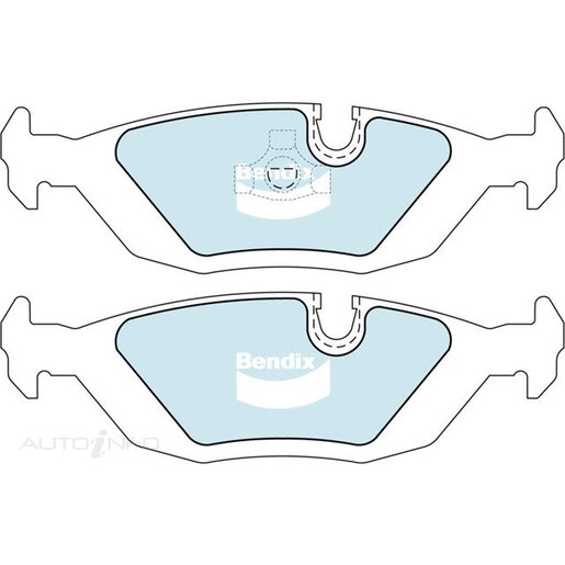 Bendix EURO+ Rear Brake Pads - DB296-EURO+