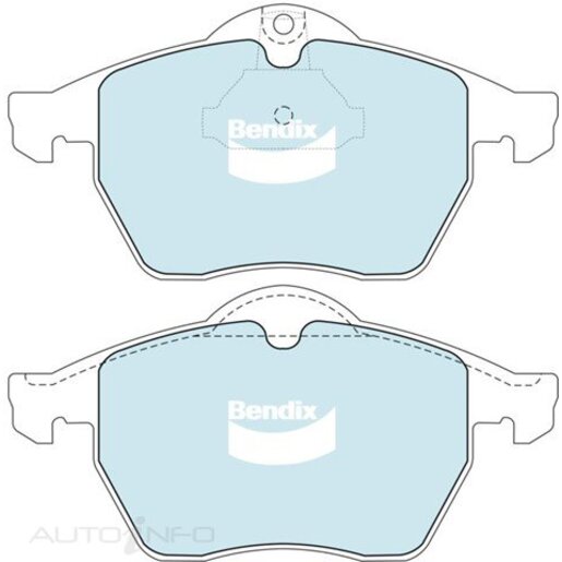 Bendix EURO+ Front Brake Pads - DB1351-EURO+