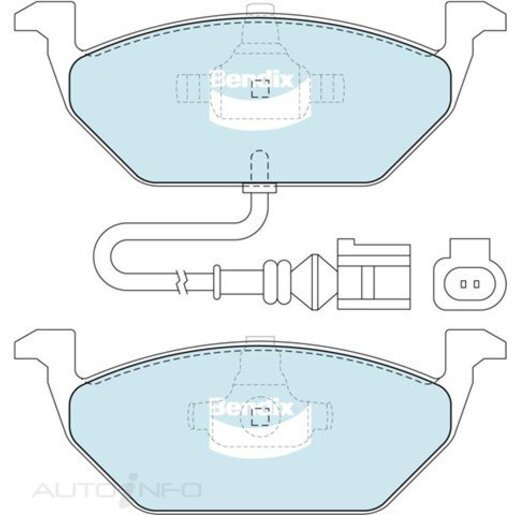 Bendix EURO+ Front Brake Pads - DB1405-EURO+