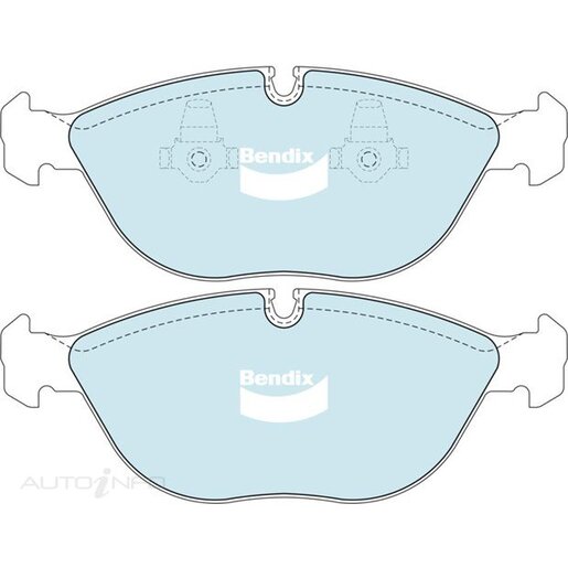 Bendix EURO+ Front Brake Pads - DB1408-EURO+