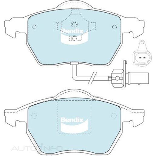 Bendix EURO+ Front Brake Pads - DB1427-EURO+