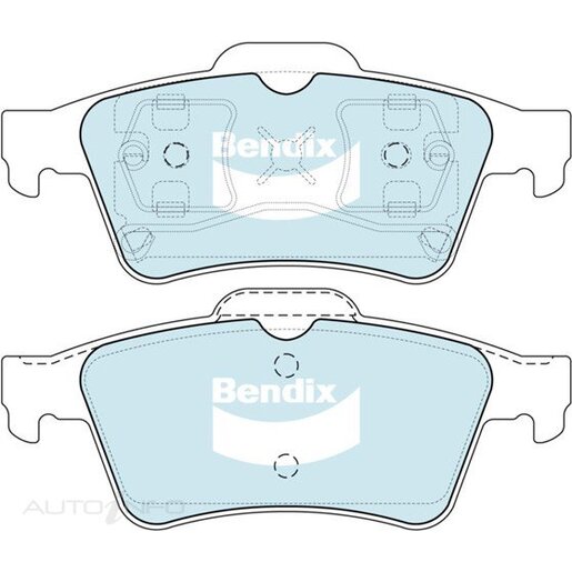 Bendix EURO+ Rear Brake Pads - DB1665-EURO+