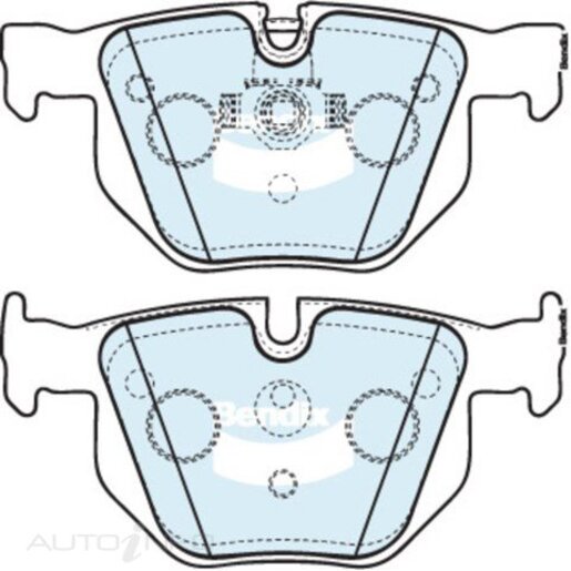 Bendix Rear Brake Pads - DB1694-EURO+