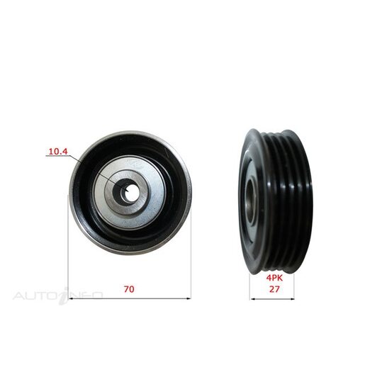 BWS Drive Belt Tensioner Pulley - TT20246