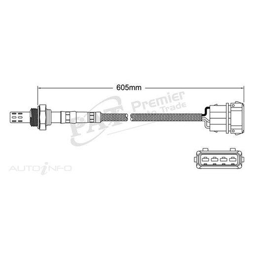 PAT Premium Oxygen/Lambda Sensor Pre-Catalytic Converter/Manifold - EGO-475