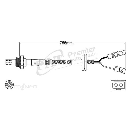 PAT Premium Oxygen/Lambda Sensor Pre-Catalytic Converter/Manifold - EGO-340