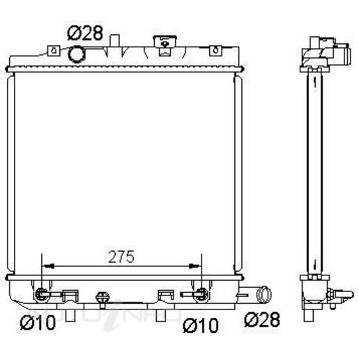 Protex Radiator - RADMZ218