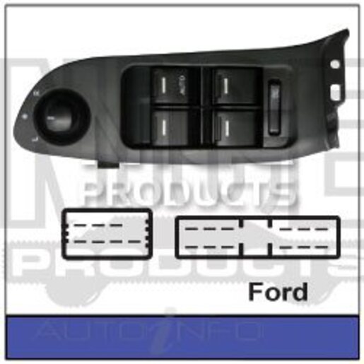 Nice Products Front Door Power Window Switch - NPW641