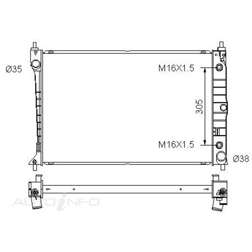 Protex Radiator - RADF081