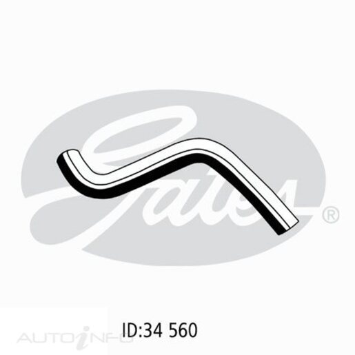 Gates Lower Radiator Hose - 05-2051