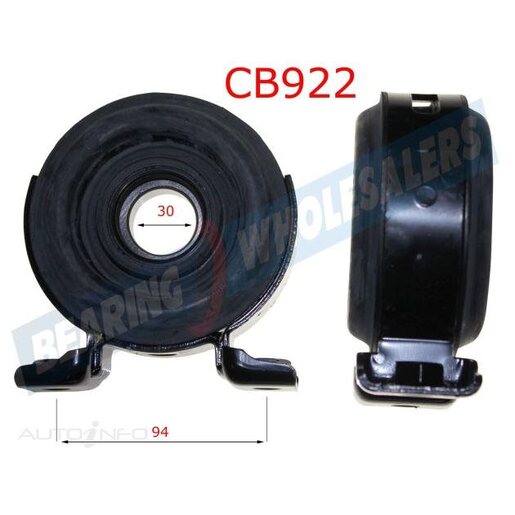 BWS Drive Shaft Centre Support Bearing - CB922