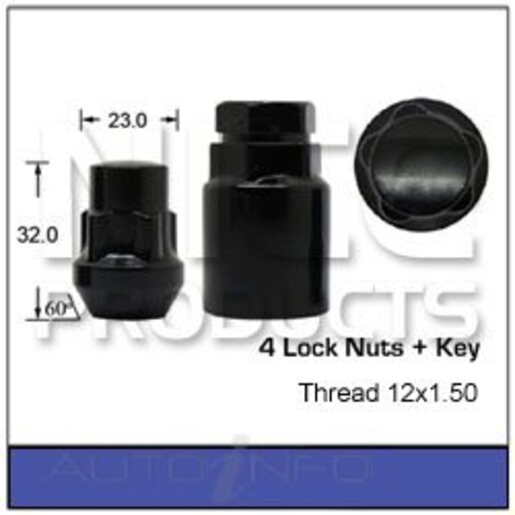Nice Products Wheel Nut - Locking - C3BLOCK