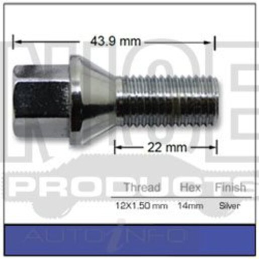 Nice Products Wheel Bolt - NR314