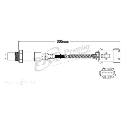 PAT Premium Oxygen/Lambda Sensor Post Catalytic Converter - EGO-686