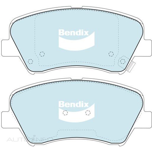 Bendix Ceramic Front Brake Pads - DB2240-GCT