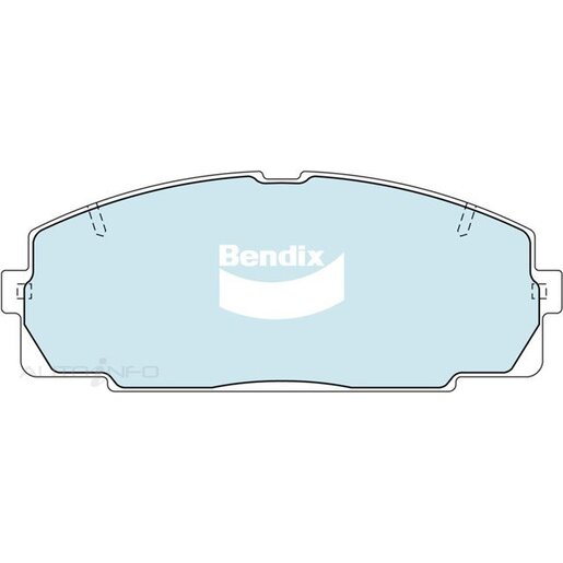 Bendix Front Brake Pads - DB2000-HD