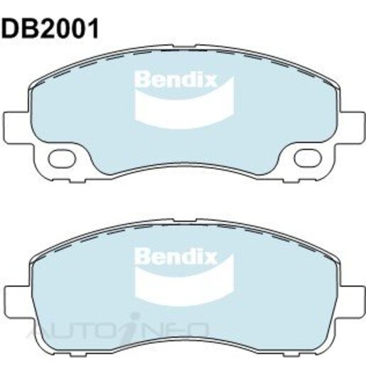 Bendix Rear Brake Pads - DB2001-HD