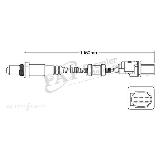 PAT Premium Oxygen/Lambda Sensor Pre-Catalytic Converter/Manifold - EGO-693