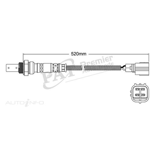 PAT Premium Oxygen/Lambda Sensor Pre-Catalytic Converter/Manifold - EGO-115