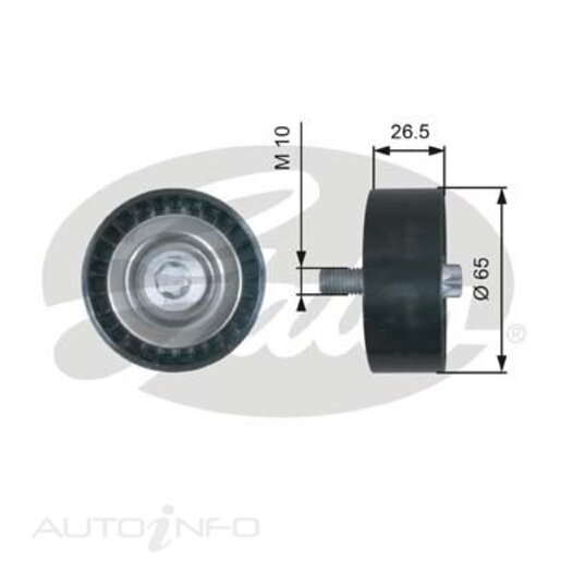 Gates Drive Belt Idler Pulley - 36464