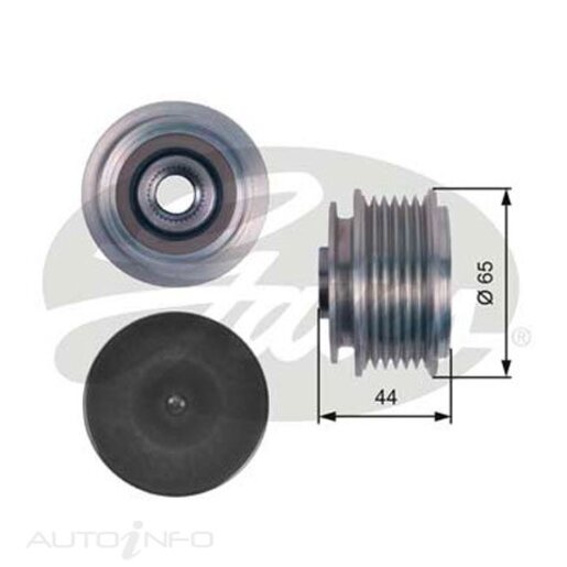 Gates Alternator Overrunning/Clutch Pulley - OAP7139