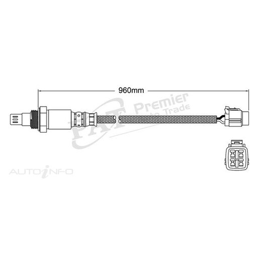 PAT Premium Oxygen/Lambda Sensor Pre-Catalytic Converter/Manifold - EGO-133