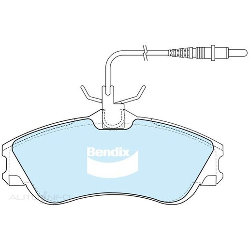 Bendix Front Brake Pads - DB2015-EURO+