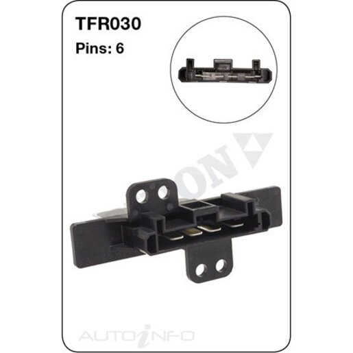 Tridon Heater Fan Resistor - TFR030