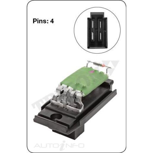 Tridon Heater Fan Resistor - TFR062