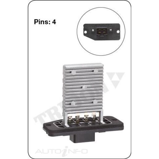 Tridon Heater Fan Resistor - TFR096