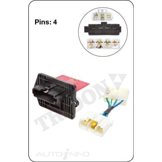 Tridon Heater Fan Resistor - TFR077