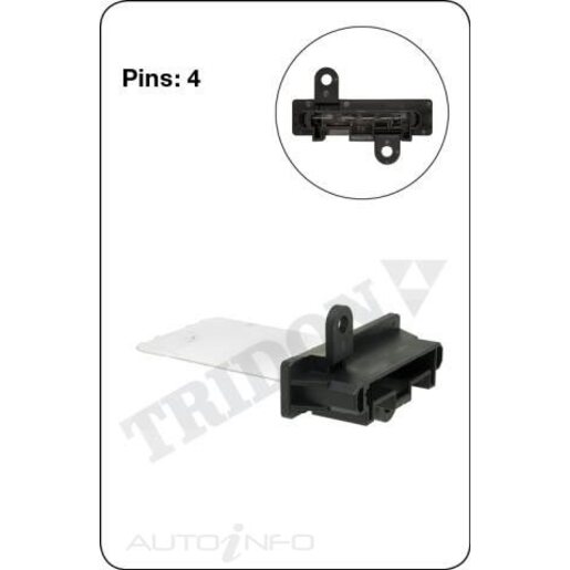 Tridon Heater Fan Resistor - TFR147