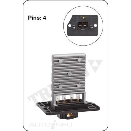 Tridon Heater Fan Resistor - TFR154