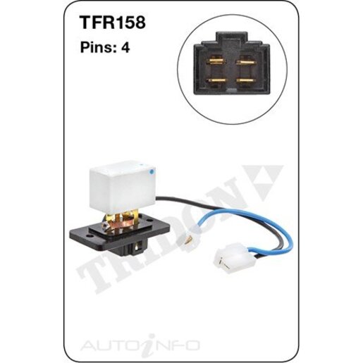 Tridon Heater Fan Resistor - TFR158