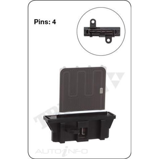 Tridon Heater Fan Resistor - TFR178