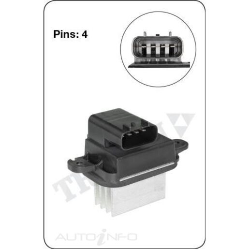 Tridon Heater Fan Resistor - TFR182