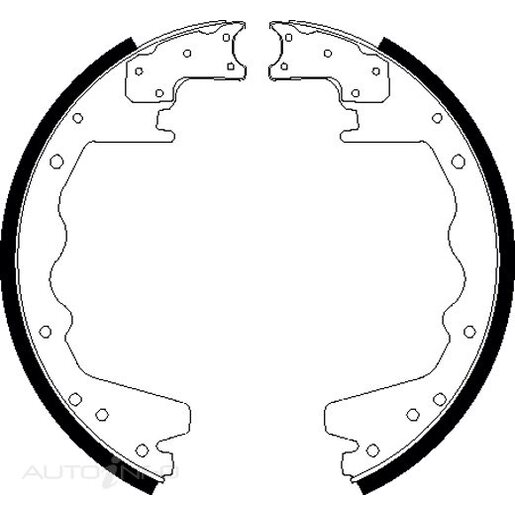 Bendix Rear Brake Shoes - BS1018