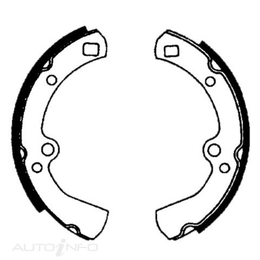 Bendix Rear Brake Shoes - BS1043