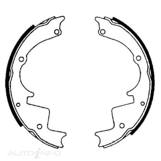 Bendix Rear Brake Shoes - BS1338