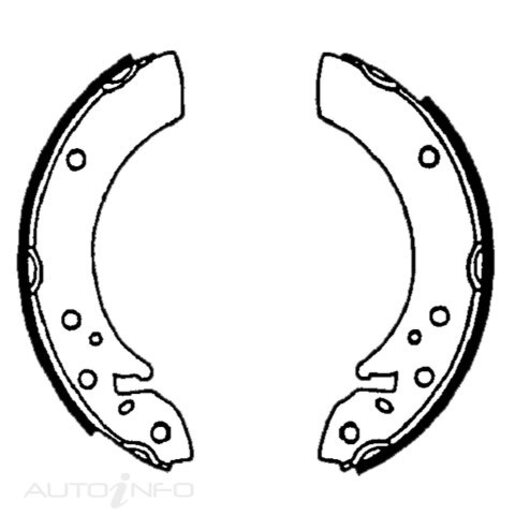 Bendix Rear Brake Shoes - BS1384