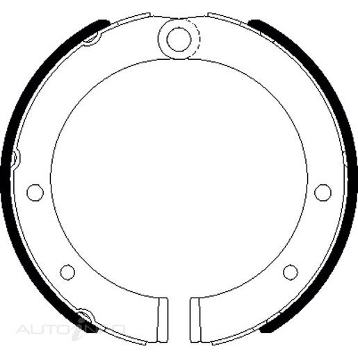 Bendix Parking Brake Shoe - BS1563