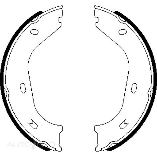 Bendix Parking Brake Shoe - BS1630