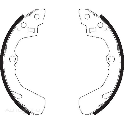 Bendix Rear Brake Shoes - BS1682