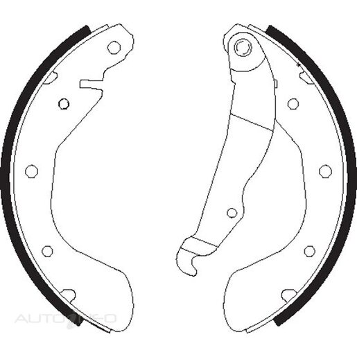 Bendix Rear Brake Shoes - BS1710