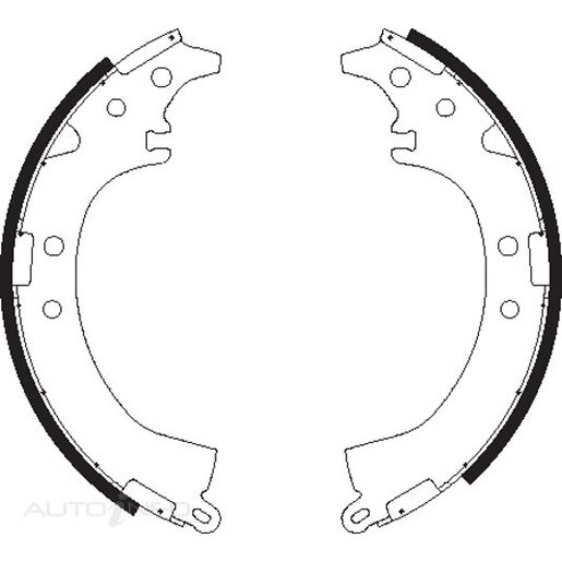 Bendix Rear Brake Shoes - BS1747