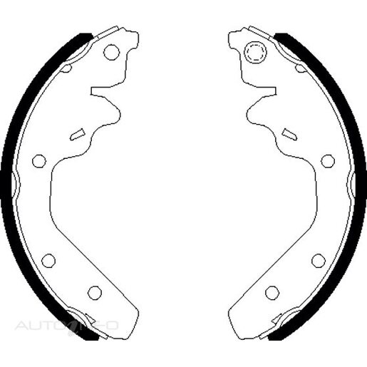 Bendix Rear Brake Shoes - BS1789