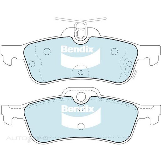 Bendix Ceramic Rear Brake Pads - DB2309-GCT